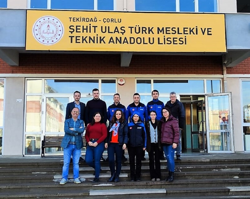 Şehit Ulaş Türk Mesleki ve Teknik Anadolu Lisesinde Afet Bilinci Eğitimi