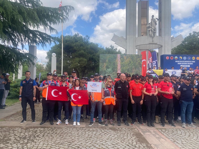 Edirne'de Düzenlenen "Balkan Ülkeleri Üniversiteler Arası Arama Kurtarma Yarışması”ndan İlimize Birincilik Geldi